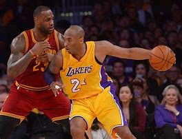 Image result for Kobe and LeBron Having Fun