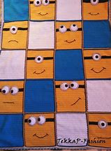 Image result for Crochet Minion Afghan Pattern