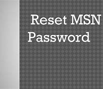 Image result for Change MSN Email Password