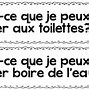 Image result for Est-ce Que Je Peux Aller Aux Toilettes