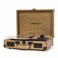 Image result for Gold Crosley Record Player