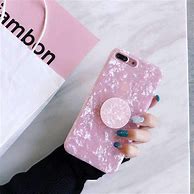 Image result for iPhone 8 Plus Rhinestone Case with Pop Socket