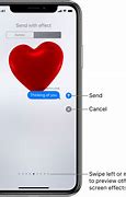 Image result for iPhone Message Effects
