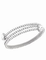 Image result for Swarovski Silver Crystal Charm Bracelet