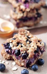 Image result for Blueberry Oatmeal Bars