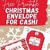 Image result for Free Printable Christmas Money Envelopes