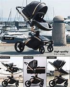 Image result for Aiqi Baby Stroller Black Rose Gold