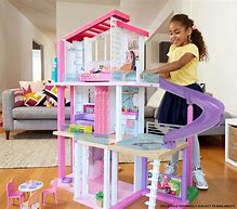 Image result for Barbie Dreamhouse Dollhouse with Pool, Slide and Elevator