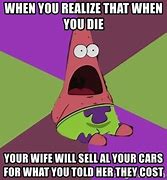 Image result for Patrick Star Memes ID Wallet