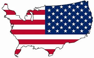 Image result for America Continent Map USA Flag