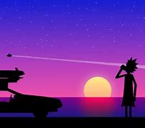 Image result for Rick and Morty Sunset Wallpaper