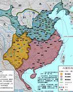 Image result for Three Kingdoms China Map