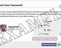 Image result for Facebook Reset Password with Phone Number