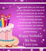 Image result for My Son Birthday Quotes
