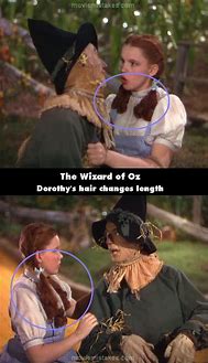 Image result for Wizard of Oz Movie Mistakes