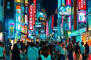 Image result for Japan City People