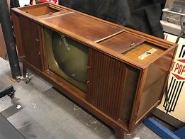 Image result for Color TV Console 1950s