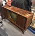 Image result for Vintage Small TV Sitting On Console TV