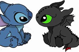 Image result for Toothless Stitch and Pikachu Color
