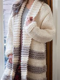Image result for Crochet Cardigan Pattern Bulky