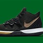 Image result for Kyrie 5 Basketball Shoes Black Gold
