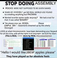 Image result for Assembly Programming Memes
