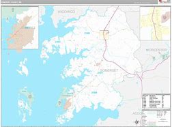 Image result for Somerset County MD Map