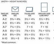 Image result for Standard Invitation Envelope Sizes