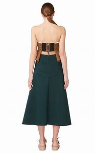 Image result for Dark Green Long Skirt