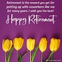 Image result for Congratulations On Retirement Message