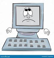 Image result for Sad Computer Cartoon