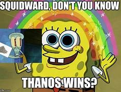 Image result for Spongebob Thanos Meme
