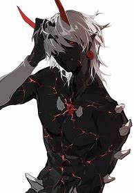Image result for Anime Boy with Demon Eyes