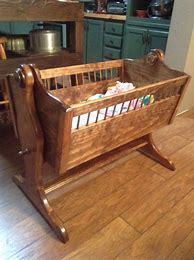 Image result for Wooden Baby Cradle Kits