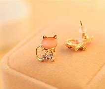 Image result for Cute Cat Earrings