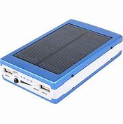 Image result for Solar Charger Bank Blue Color