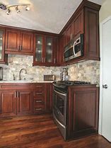 Image result for 42 Inch Cherry Kitchen Cabinets