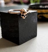 Image result for Rose Gold Skull Ring