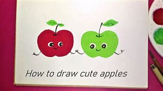 Image result for Cute Apple Drawing Actedic