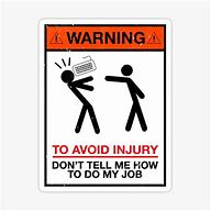 Image result for Funny Stickets About Injures