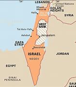 Image result for Map of Israel Borders