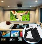 Image result for Retractable 150-Inch Projector Screen