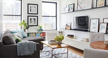 Image result for Decorating Small Living Room with TV