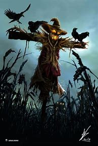 Image result for Scary Scarecrow Cartoon