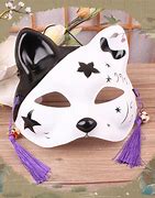 Image result for Cardboard Kitsune Mask