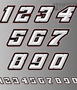 Image result for NASCAR Race Car Number Fonts