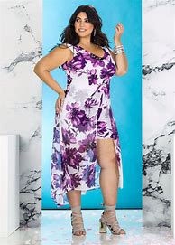 Image result for Ashley Stewart Plus Size Purple Dresses