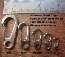 Image result for Types of Keychain Clips