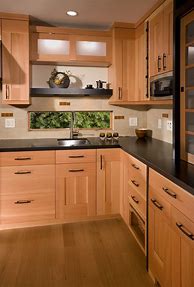 Image result for Wooden Kitchen Cabinets