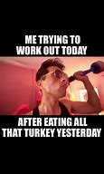 Image result for Thanksgiving Workout Meme